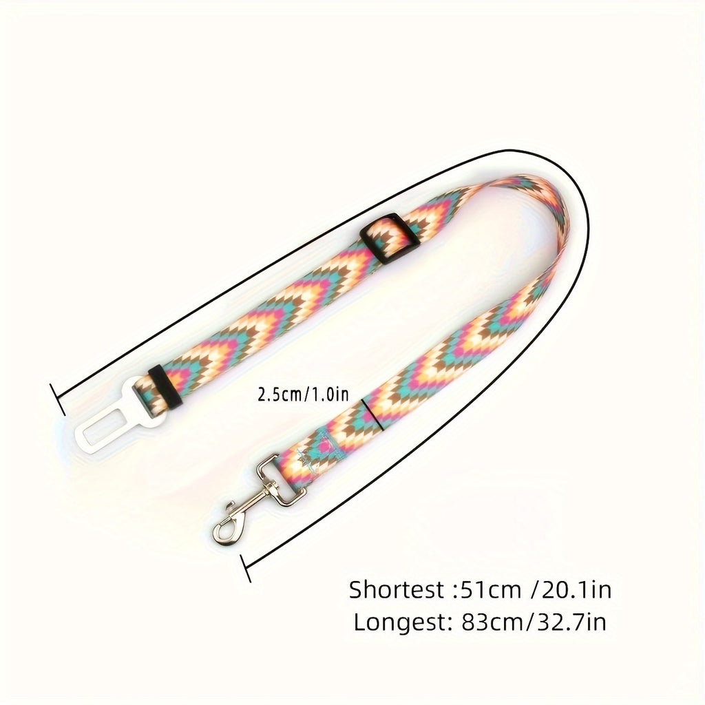 Dog Seat Belt, Adjustable Pet Cat Dog Car Seat Belt Safety Lead