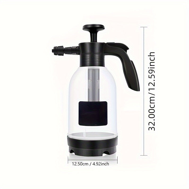 High-Pressure Handheld Car Washer - Foam Dispenser - Manual Operation, Portable