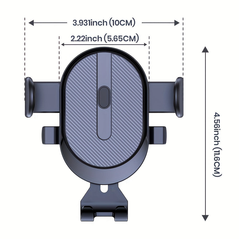 Phone Holder Mount, TOPK [Upgrade Auto Locking]  Phone Holder with Hook Clip for  Air Vent Compatible with iPhone  etc., Car Accessory, Travel Gadget, Compact Design, Secure Grip, Highquality Holder, Reliable Mount, Drivers,