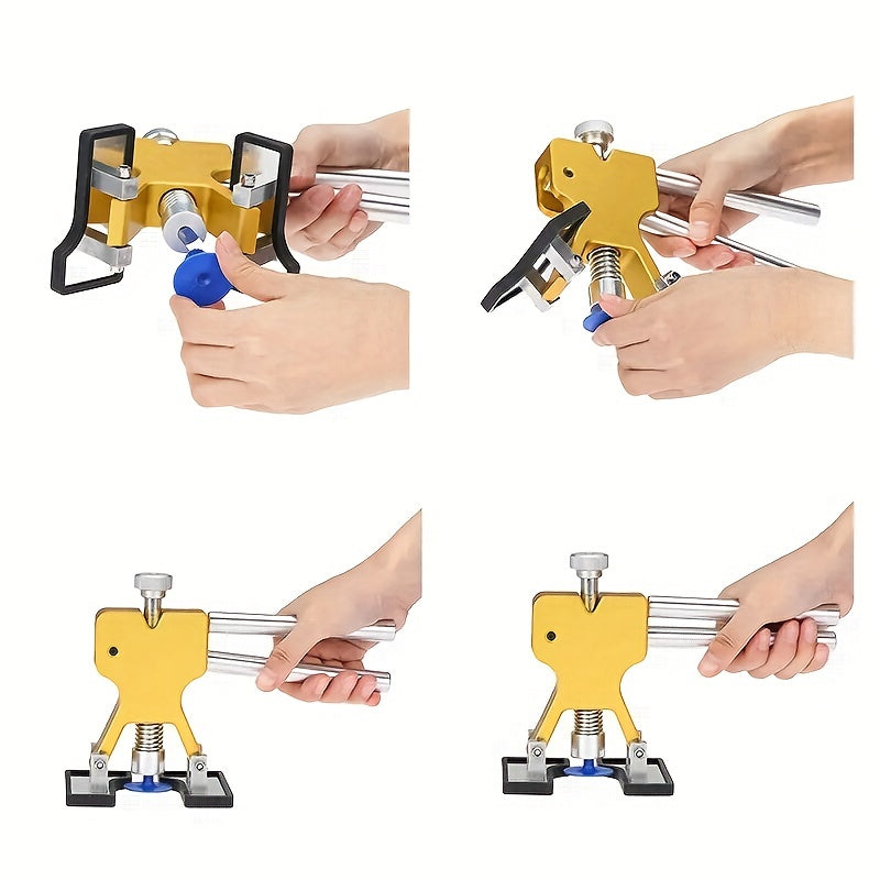 Instant Car Dent Removal: DIY Paintless Repair Kit with Tools & Accessories